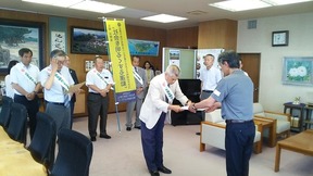社会を明るくするメッセージ伝達式