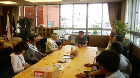 社会を明るくするメッセージ伝達式