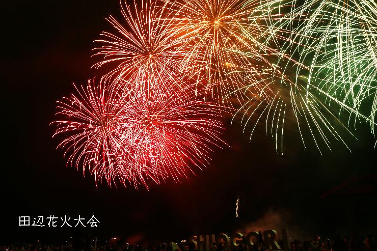 田辺花火大会の花火