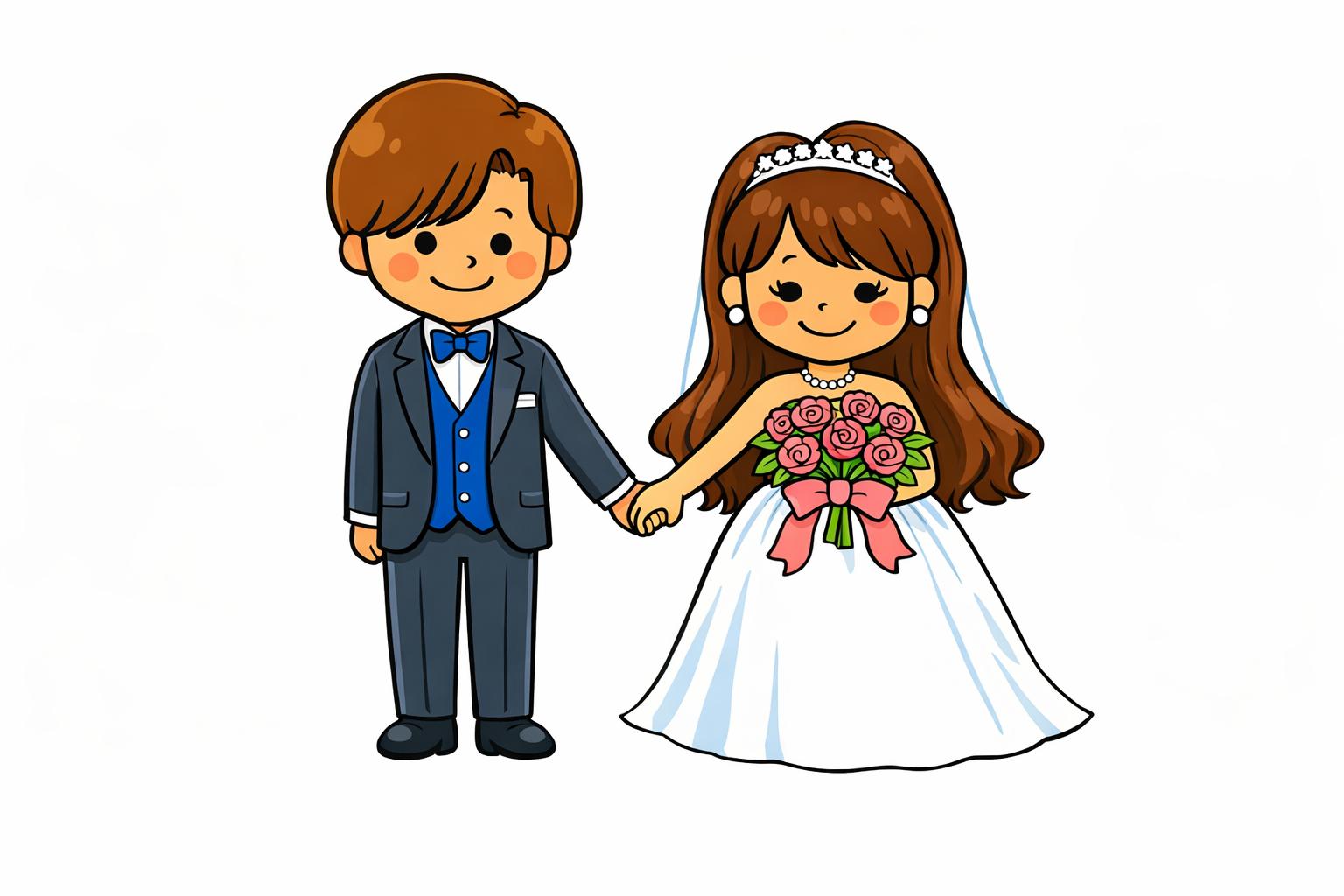 手をつなぐ夫婦