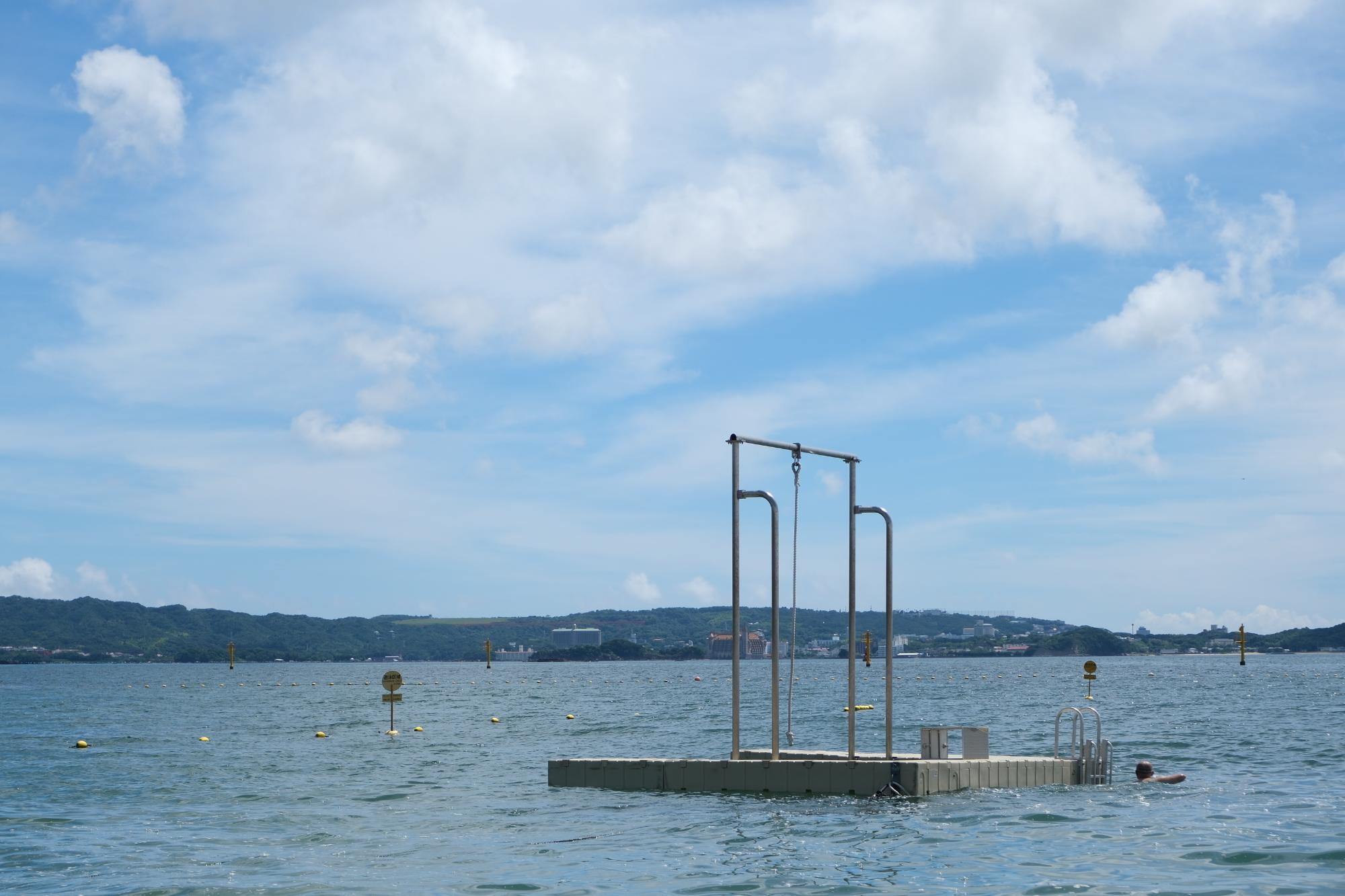 扇ヶ浜海水浴場 海上遊具