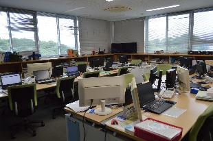 田辺消防署の事務所の写真