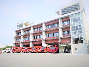 田辺市消防本部の庁舎の写真