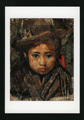 中村彝《帽子を被る少女》絵はがき