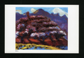 鍋井克之《梅の山》絵はがき