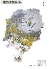 土地可能性等級区分に関する区分図 詳細は以下