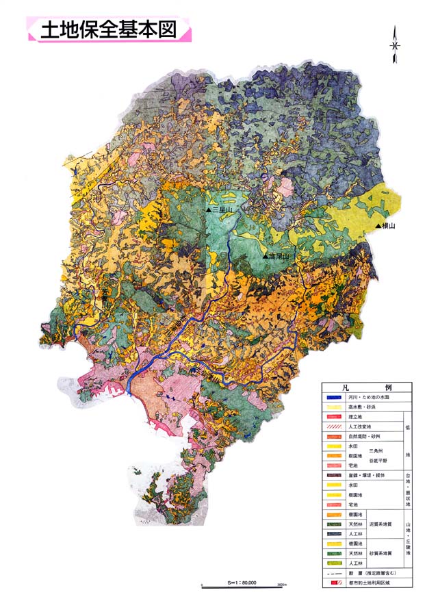 土地保全に関する基本図