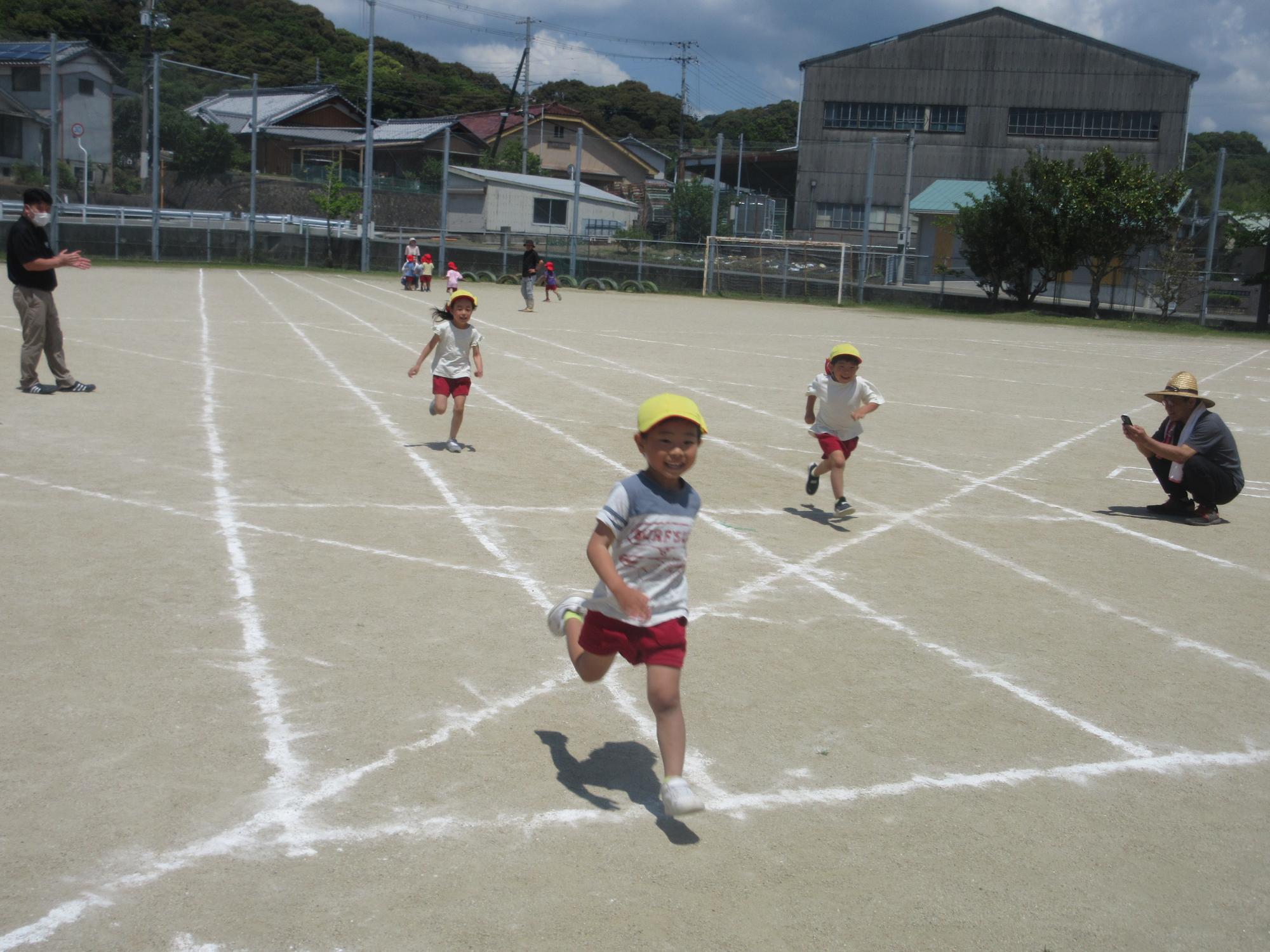 中芳養小学校スポーツテスト体験