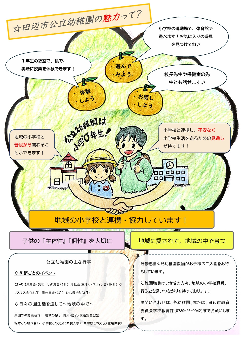 公立幼稚園の魅力について